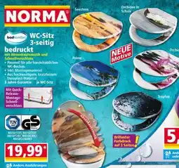 Norma WC-Sitz 3-seitig bedruckt Angebot