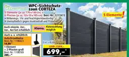 Norma WPC-Sichtschutzzaun CORTEZA Angebot