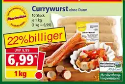 Norma Currywurst ohne Darm Angebot
