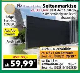 Norma Seitenmarkise ca. 3 x 1,6 m Angebot
