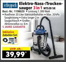 Norma Elektro-Nass-/Trockensauger 3in1 NTS20 SE Angebot