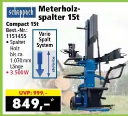 Norma Meterholzspalter 15t Angebot