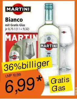 Norma Martini Bianco mit Gratis Glas Angebot