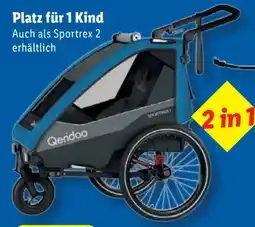 Lidl Qeridoo Fahrradanhänger Sportrex 1 Angebot