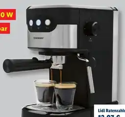 Lidl SilverCrest Espressomaschine SEMB 1100 B1 Angebot