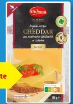 Lidl Milbona Bio-Cheddar Angebot