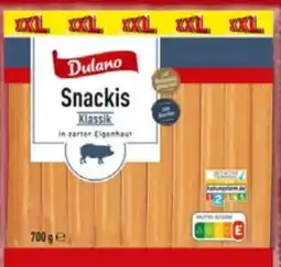 Lidl Dulano Snackis Würstchen XXL Angebot