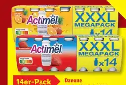 Lidl Danone Actimel Drink XXXL Angebot