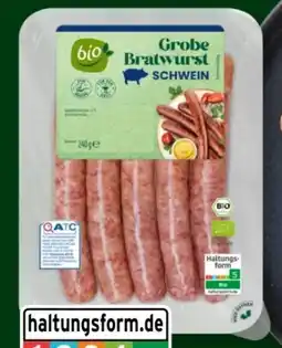 Aldi Süd Bio Smiley Grobe Bio-Bratwurst Angebot