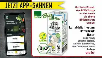 E-Center 1x Natürlich Vegan Haferdrink Natur Angebot