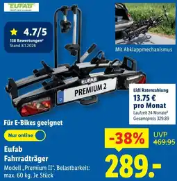Lidl Eufab Fahrradträger Angebot