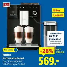 Lidl Melitta Kaffeevollautomat Angebot
