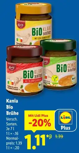 Lidl Kania Bio Brühe Angebot