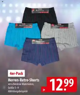 Famila Nord Ost Herren-Retro-Shorts 4er-Pack Angebot