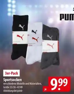 Famila Nord Ost PUMA Sportsocken 3er-Pack Angebot