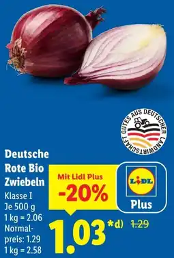 Lidl Deutsche Rote Bio Zwiebeln Angebot