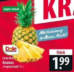 Famila Nord Ost Dole Costa Rica Ananas „Tropical Gold" Angebot