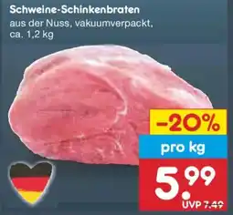 Netto Marken-Discount Schweine-Schinkenbraten Angebot