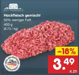 Netto Marken-Discount GUT PONHOLZ Hackfleisch gemischt Angebot