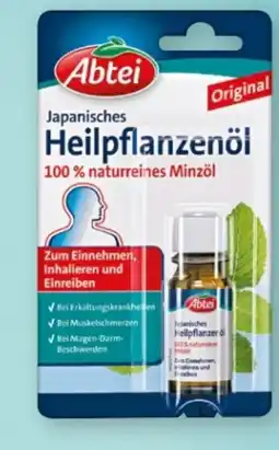 Rossmann Abtei Original Japanisches Heilpflanzenöl Angebot