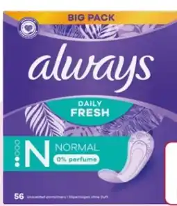 Rossmann Always Slipeinlagen Angebot