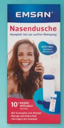 Rossmann Emsan Nasendusche Komplett-Set + 10 Beutel Angebot