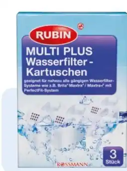 Rossmann Rubin Wasserfilter Kartuschen Multi Plus Angebot