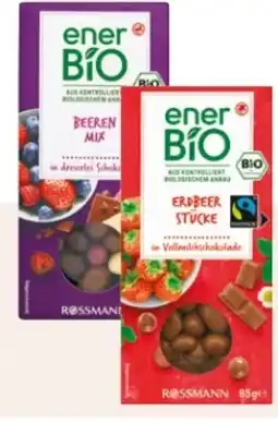 Rossmann enerBiO Beeren Mix Schokolade Angebot
