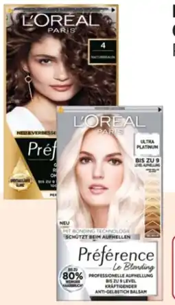 Rossmann L'Oréal Paris Préférence Coloration Angebot