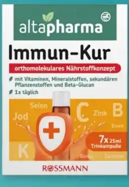 Rossmann Altapharma Immun-Kur Angebot