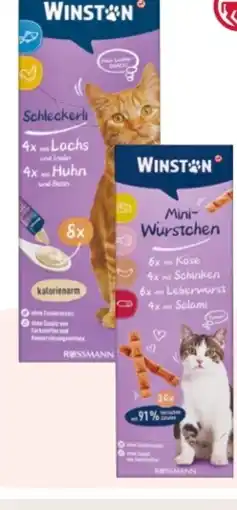 Rossmann Winston Katze Schleckerli Angebot