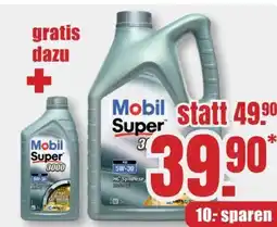 B1 Discount Baumarkt Mobil Motoröl Super 3000 XE 5W-30 Angebot