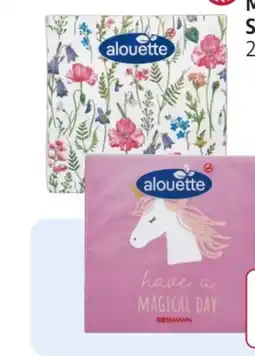 Rossmann Alouette Motiv-Servietten Angebot
