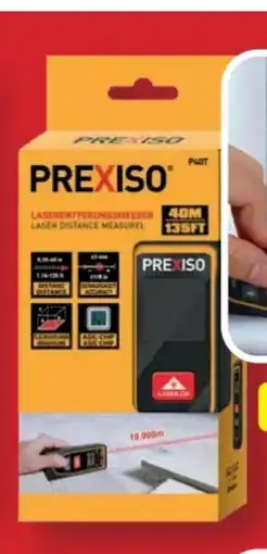 B1 Discount Baumarkt Prexiso Laser-Entfernungsmesser Angebot