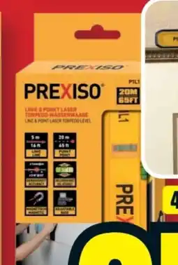 B1 Discount Baumarkt Prexiso Linien-Punkt-Laser Angebot