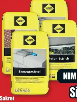 B1 Discount Baumarkt Sakret Beton-Estrich Angebot
