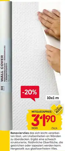 Rusta Renoviervlies Angebot