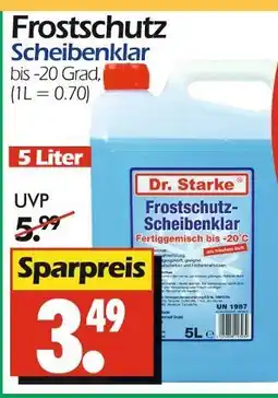 Wreesmann Dr. starke frostschutz scheibenklar Angebot