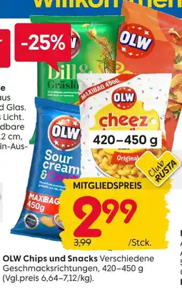 Rusta Olw chips und snacks Angebot