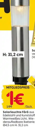 Rusta Solarleuchte färö Angebot