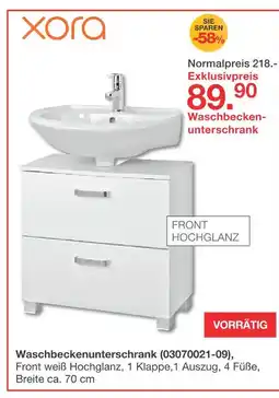 Möbelzentrum Pforzheim Xora waschbeckenunterschrank Angebot