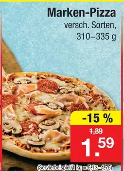 Zimmermann Marken-pizza Angebot