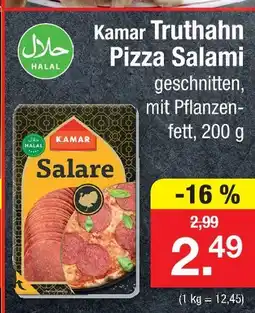 Zimmermann Kamar truthahn pizza salami Angebot