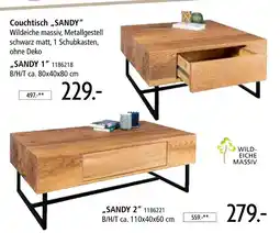 Zurbrüggen Couchtisch sandy Angebot