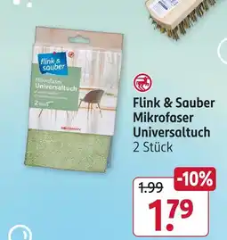 Rossmann Flink & sauber mikrofaser universaltuch Angebot