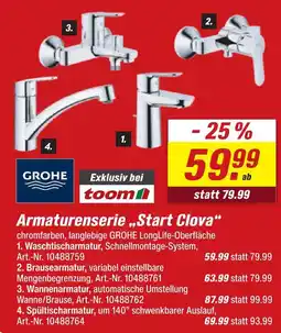 toom Baumarkt Grohe waschtischarmatur Angebot