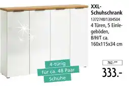Zurbrüggen Xxl-schuhschrank Angebot