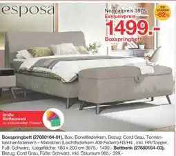 Möbelzentrum Pforzheim Esposa boxspringbett Angebot