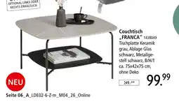 Zurbrüggen Couchtisch franca Angebot