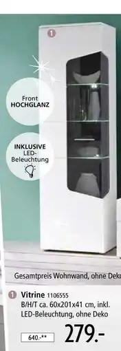 Zurbrüggen Vitrine Angebot